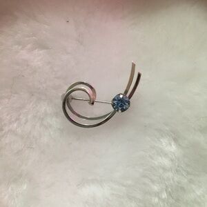 Elegant Silver and Blue Women's Jewelry Piece